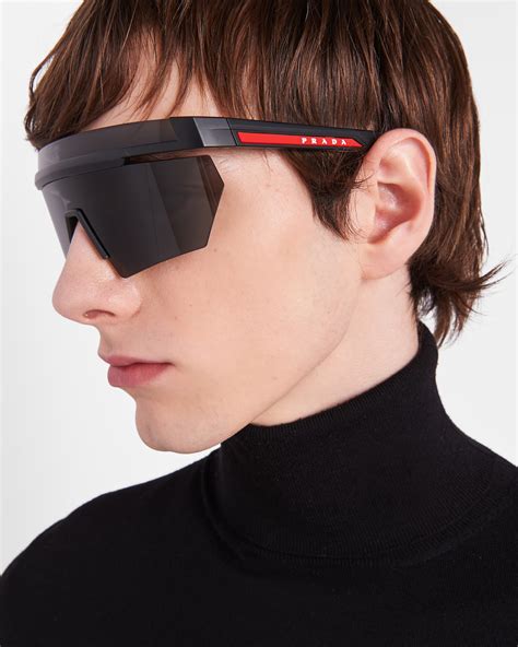 prada clout goggles|prada rossa eyewear.